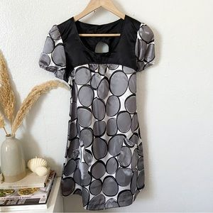 Belle du jour silk baby doll mini dress